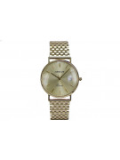 Gold men's watch Geneve ★ zlotychlopak.pl ★ Gold purity 585 333 Low Price!