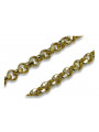 Yellow rose gold chain ★ russiangold.com ★ Gold 585 333 Low price