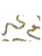 Yellow rose gold chain ★ russiangold.com ★ Gold 585 333 Low price