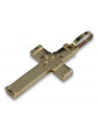 Golden Catholic Cross ★ russiangold.com ★ Gold 585 333 Low price