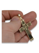 Cruz ★ Católica de Oro russiangold.com ★ Oro 585 333 Precio bajo