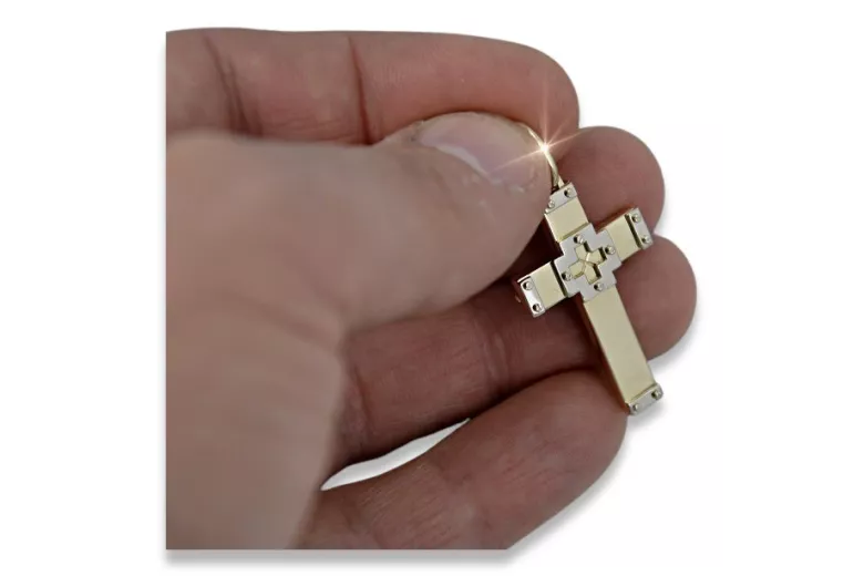 Croix ★ catholique d’or russiangold.com ★ or 585 333 Prix bas