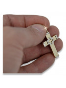 Golden Catholic Cross ★ russiangold.com ★ Gold 585 333 Low price