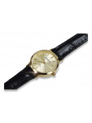 Gold men's watch Geneve ★ zlotychlopak.pl ★ Gold purity 585 333 Low Price!