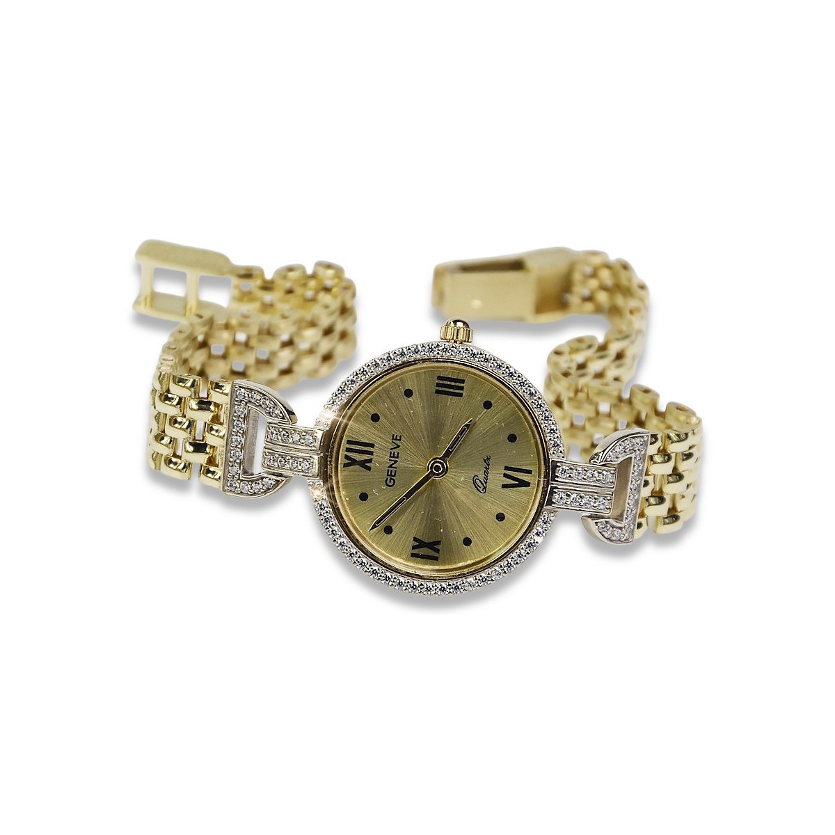 Gold ladies watch ★ zlotychlopak.pl ★ Gold purity 585 333 Low price!