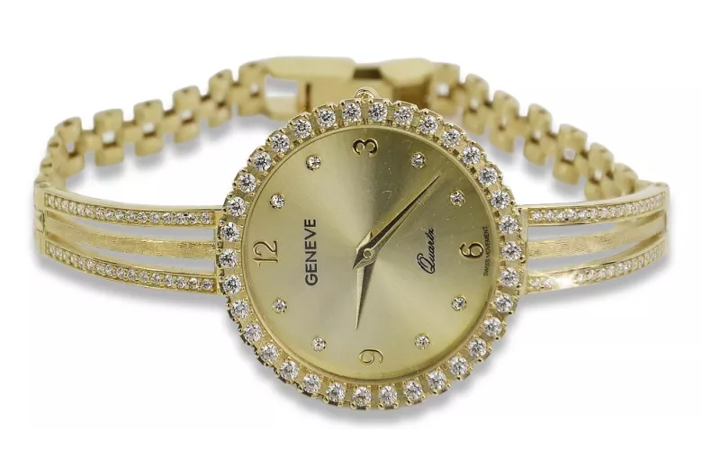 Reloj ★ de oro para damas zlotychlopak.pl Pureza de oro 585 333 ¡★ Precio bajo!