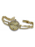 Italian yellow gold lady watch Geneve lw075y