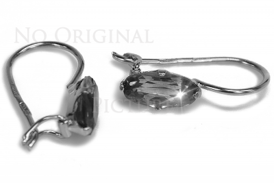 Russe soviétique argent 925 Alexandrite Rubis Émeraude Saphir Aigue-marine Zircon ... Boucles d’oreilles VEC011S