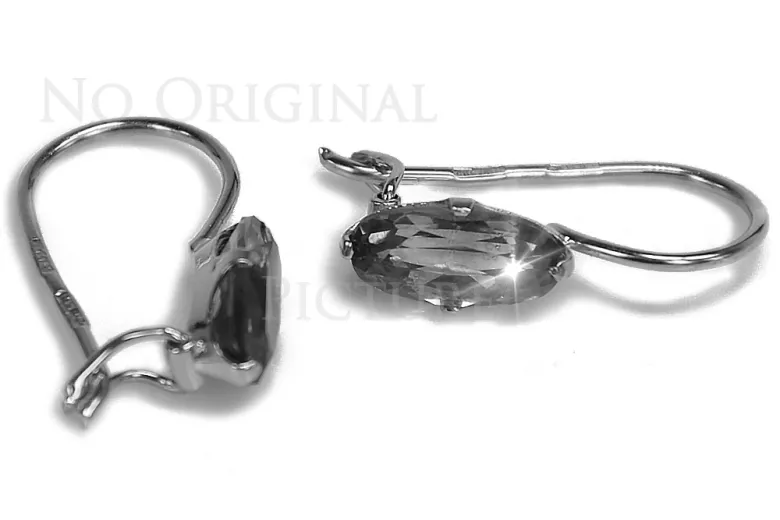 Russe soviétique argent 925 Alexandrite Rubis Émeraude Saphir Aigue-marine Zircon ... Boucles d’oreilles VEC011S