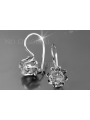 copy of Vintage silver rose gold plated 925 Alexandrite Ruby Emerald Sapphire Aquamarine Zircon ... earrings vec092sgp