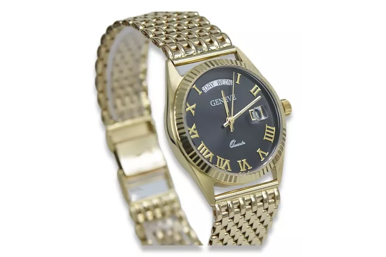 Montre homme en or Genève ★ zlotychlopak.pl ★ Pureté de l’or 585 333 Prix bas!