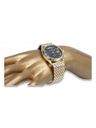 Gold men's watch Geneve ★ zlotychlopak.pl ★ Gold purity 585 333 Low Price!