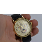 Italienische gelbe Herrenuhr aus 14 Karat 585er Gold, mw064y