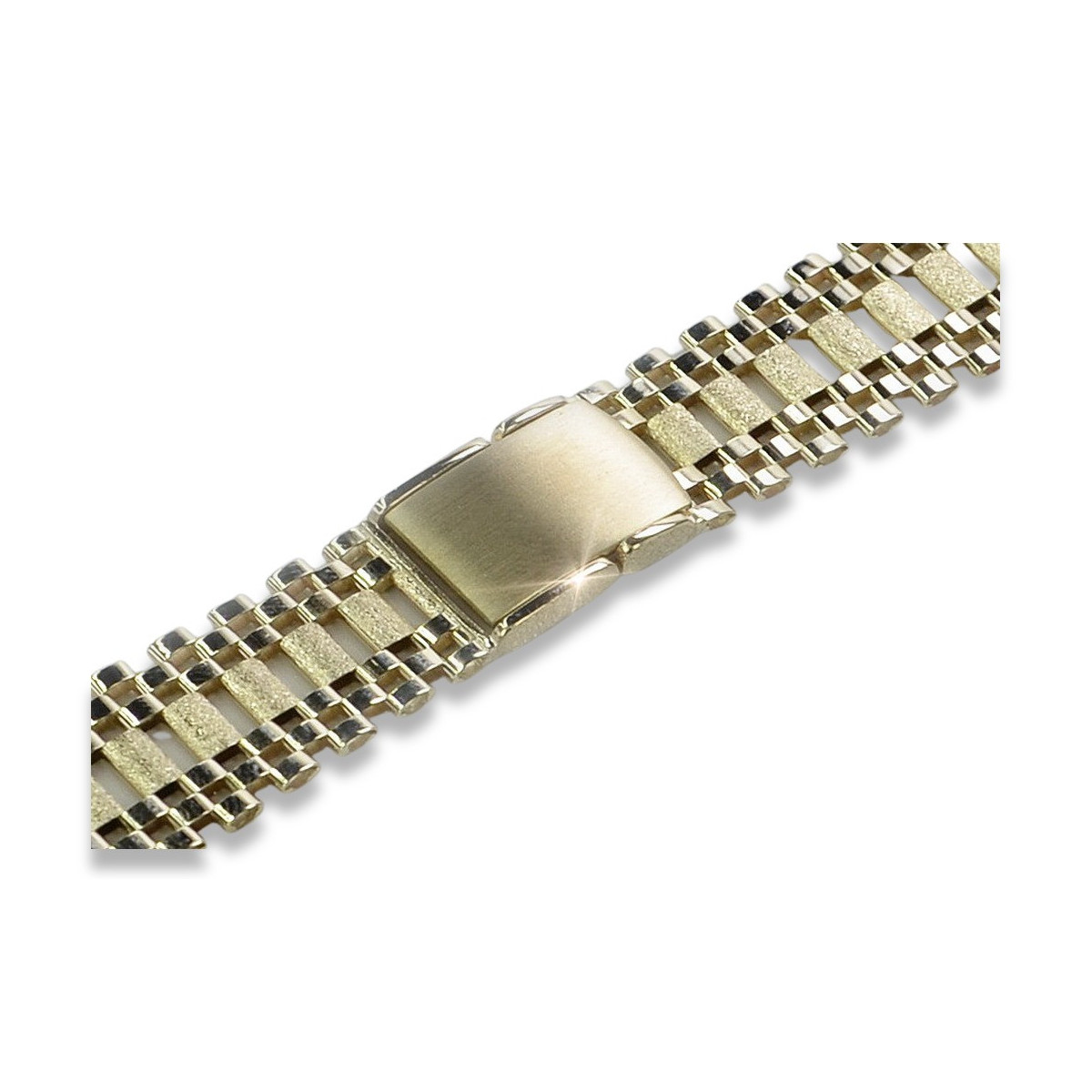 Gelbe Roségold Armband ★ russiangold.com ★ Gold 585 333Niedriger Preis