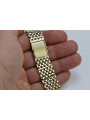 Yellow man's 14k gold watch bracelet mbw008y