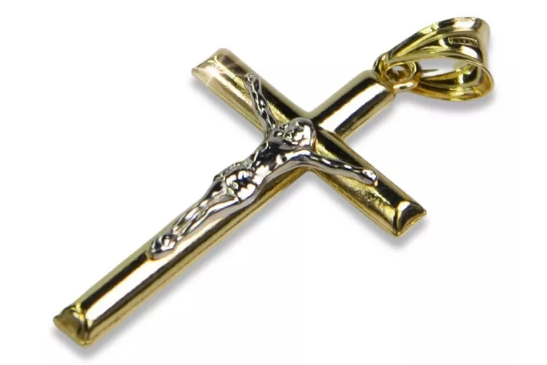 Croix ★ catholique d’or russiangold.com ★ or 585 333 Prix bas