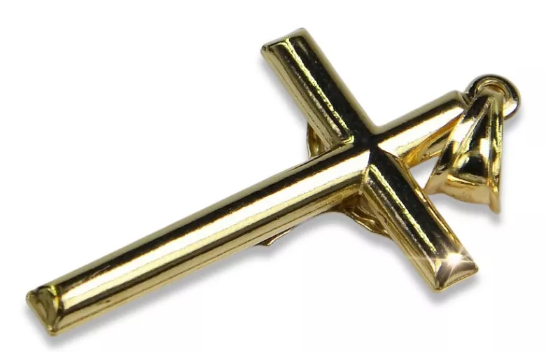 Croix ★ catholique d’or russiangold.com ★ or 585 333 Prix bas