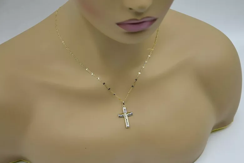 Croix ★ catholique d’or russiangold.com ★ or 585 333 Prix bas