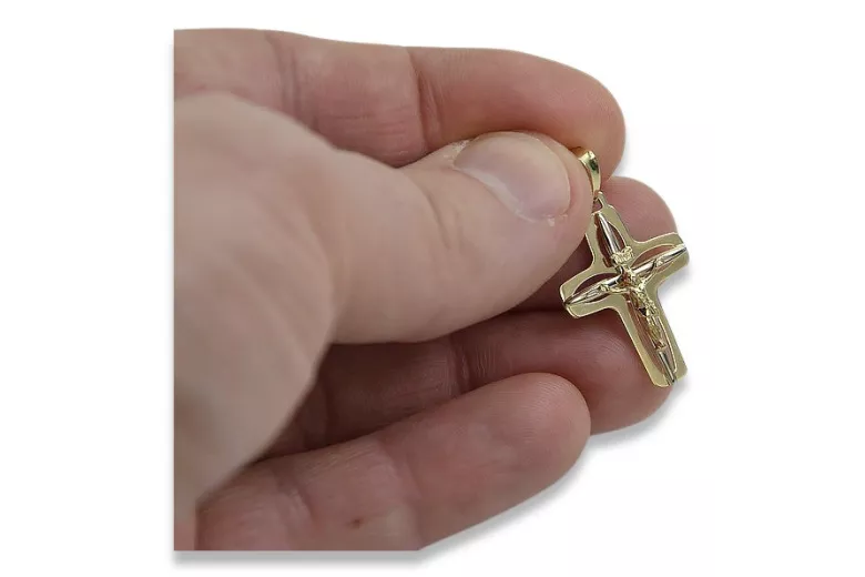 Croix ★ catholique d’or russiangold.com ★ or 585 333 Prix bas