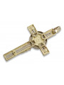 Goldenes katholisches Kreuz ★ russiangold.com ★ Gold 585 333 Niedriger Preis