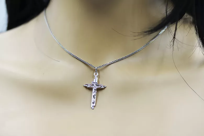 Croix ★ catholique d’or russiangold.com ★ or 585 333 Prix bas