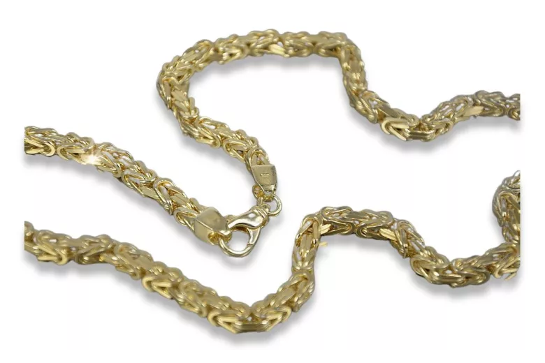 Yellow rose gold chain ★ russiangold.com ★ Gold 585 333 Low price