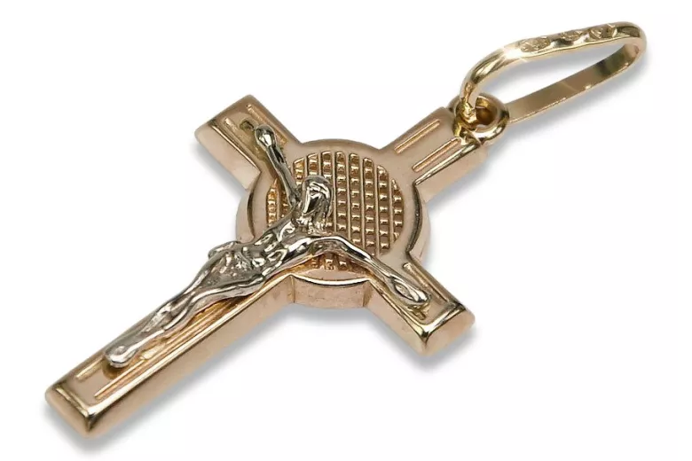 Gold Catholic papal Cross ★ russiangold.com ★ Gold 585 333 Low price