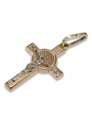 Croix ★ papale catholique en or russiangold.com ★ or 585 333 Prix bas