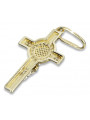 Cruz ★ Católica de Oro russiangold.com ★ Oro 585 333 Precio bajo