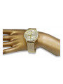 Yellow 14k 585 gold men's watch Geneve mw005y&mbw014y