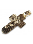 Goldenes katholisches Kreuz ★ russiangold.com ★ Gold 585 333 Niedriger Preis