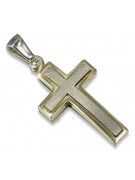 Cruz ★ Católica de Oro russiangold.com ★ Oro 585 333 Precio bajo