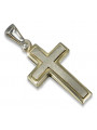 Cruz ★ Católica de Oro russiangold.com ★ Oro 585 333 Precio bajo