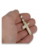 Golden Catholic Cross ★ russiangold.com ★ Gold 585 333 Low price