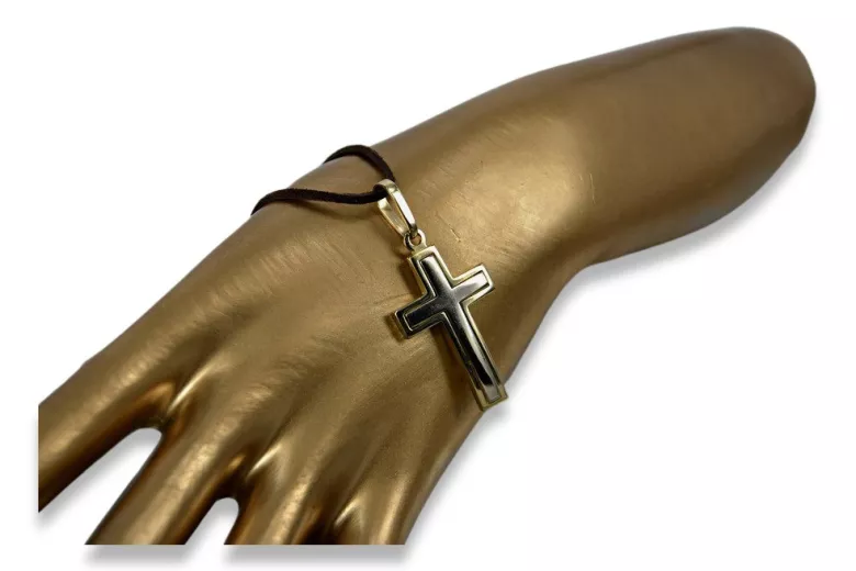 Croix ★ catholique d’or russiangold.com ★ or 585 333 Prix bas