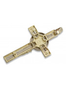 Goldenes katholisches Kreuz ★ russiangold.com ★ Gold 585 333 Niedriger Preis