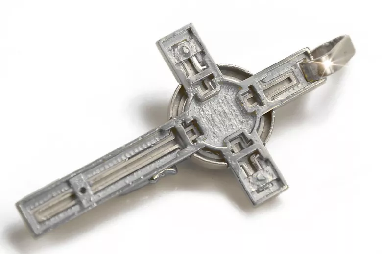 Golden Catholic Cross ★ russiangold.com ★ Gold 585 333 Low price