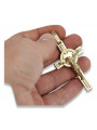 Croix ★ catholique d’or russiangold.com ★ or 585 333 Prix bas