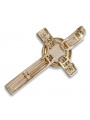 Golden Catholic Cross ★ russiangold.com ★ Gold 585 333 Low price