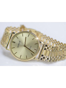 Gold men's watch Geneve ★ zlotychlopak.pl ★ Gold purity 585 333 Low Price!