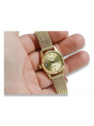 Goldene Herrenuhr Geneve ★ zlotychlopak.pl ★ Gold Reinheit 585 333 Niedriger Preis!