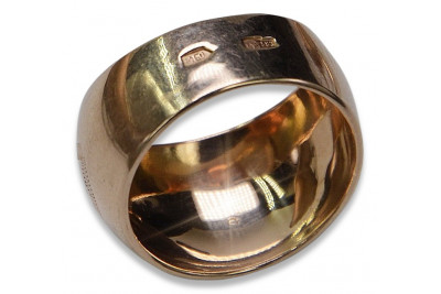 Russisch Sowjet rosa 14 Karat 585 gold Vintage Ring vrn007