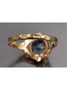 Russisch Sowjetrosa 14 Karat 585 Gold Alexandrit Rubin Smaragd Saphir Zirkon Ring vrc373