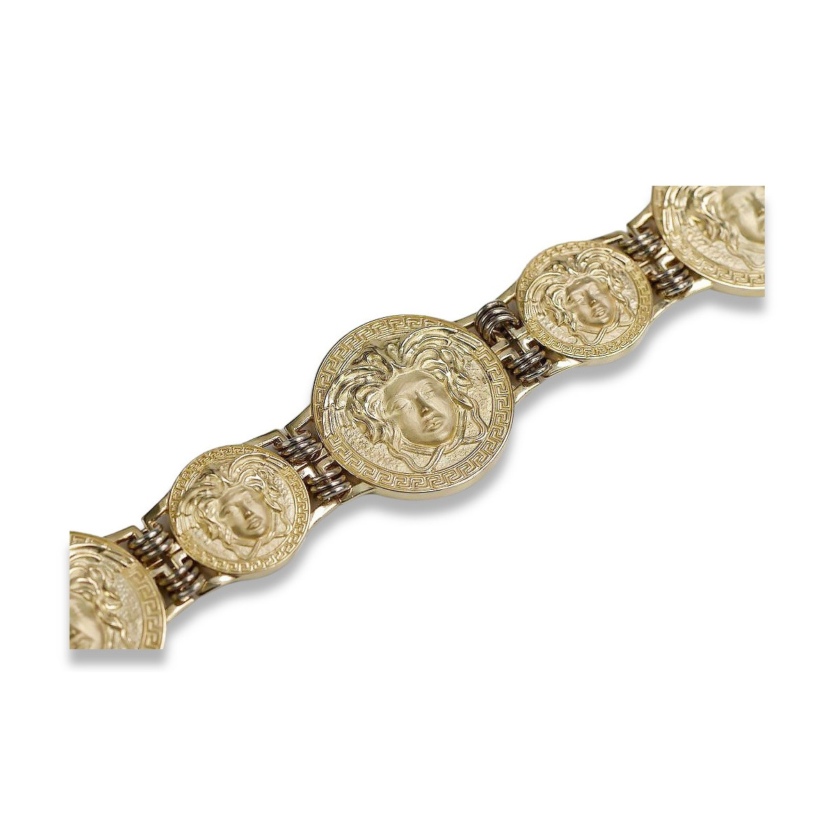 Yellow rose gold bracelet ★ russiangold.com ★ Gold 585 333 Low price