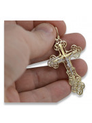 Gold Orthodox Cross ★ russiangold.com ★ Gold 585 333 Niedriger Preis