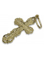 Gold Orthodox Cross ★ russiangold.com ★ Gold 585 333 Low price