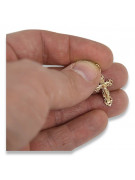 Gold Orthodox Cross ★ russiangold.com ★ Gold 585 333 Low price