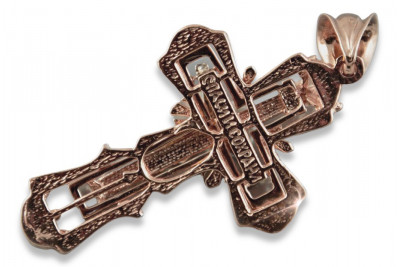 Cruz ★ ortodoxa de oro russiangold.com ★ Oro 585 333 Precio bajo