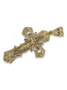 Gold Orthodox Cross ★ russiangold.com ★ Gold 585 333 Low price