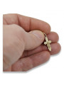 Gold Orthodox Cross ★ russiangold.com ★ Gold 585 333 Low price